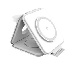 J5create - Qi2 3-In-1 Magnetic Travel Wireless Charging Station / Electronics