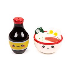 KAWAII - Nori The Ramen - Salt and Pepper Shakers Set