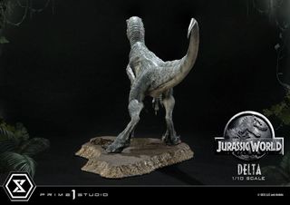 JURASSIC WORLD - Delta - Statue 17cm-thumb-2