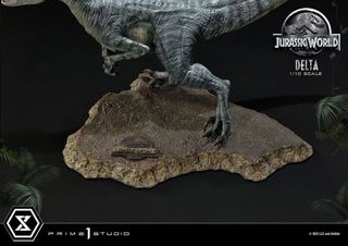 JURASSIC WORLD - Delta - Statue 17cm-thumb-4
