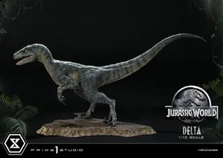 JURASSIC WORLD - Delta - Statue 17cm-thumb-1