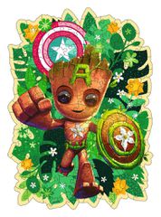 MARVEL - Groot - Wooden Puzzle 150P-thumb-1