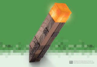 MINECRAFT - Luminous Torch - Collector Replica 25cm-thumb-1