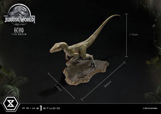 JURASSIC WORLD - Echo - Statue 17cm-thumb-4