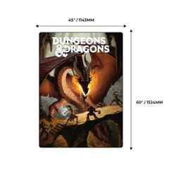 DUNGEONS AND DRAGONS - deken 114x152cm