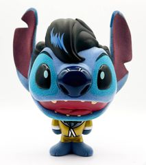 STITCH - Elvis Gold Suit - Bhunny Flocked Vinyl Figure - 10cm