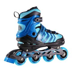 NH18192A 4in1 BLACK-BLUE SIZE L(39-43) ROLLER SKATES WITH HOCKEY SLEEVE NILS EXTREME-thumb-2