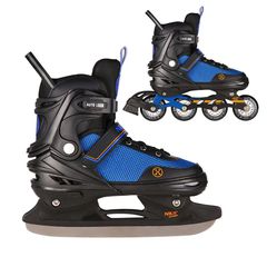 Πατίνια NH18188A 2in1 BLACK-ORANGE ROLLER SKATING WITH HOCKEY SLEEVE NILS EXTREME-thumb-1