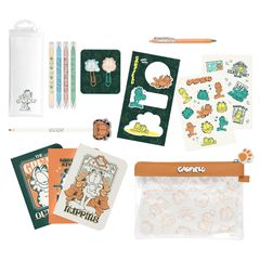 GARDFIELD - Stationery Set with 3 A6 Notebooks - 10pc.