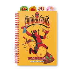 DEADPOOL - Chimichangas - Notebook + Dividers - Size A5
