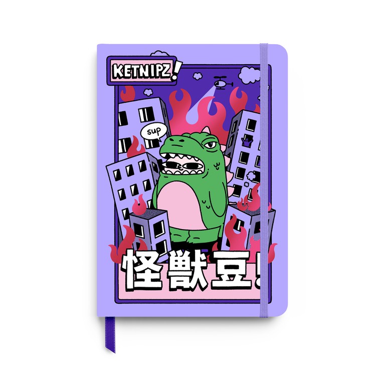 KETNIPZ - Crocodile - Premium Notebook - Size A5
