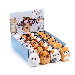 KAWAII - Adoramals - Plush Keychain 'Mini Squidglys'