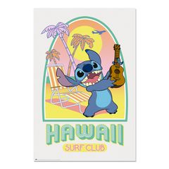 STITCH - Hawaii Surf Club - Poster 61x91cm