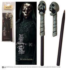 HARRY POTTER - Pen + Bookmark - Dead Eater Skull-thumb-1