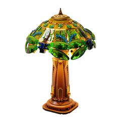 PANTASY - Stained Glass Table Lamp - Building block 1067 pcs