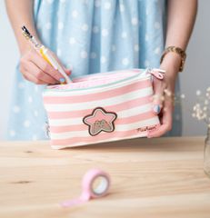 PUSHEEN - Rose Collection - Triple Pencil Case