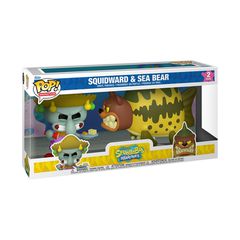 SPONGEBOB - POP Animation - 2 Pack Squidward & Sae Bear-thumb-1