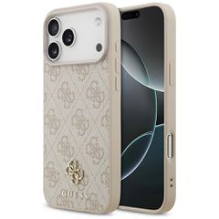 Guess 4G Small 4G and Classic MagSafe case for iPhone 17 Pro Max - pink