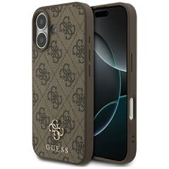 Guess 4G Small Classic Logo MagSafe Case for iPhone 17 - Brown