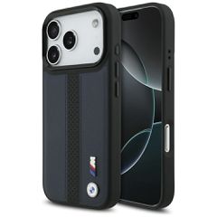 BMW M Perforated Stripe Logo MagSafe Case for iPhone 17 Pro - Navy Blue