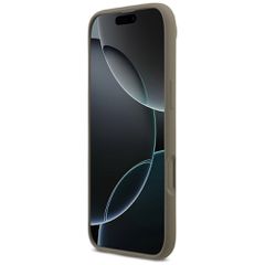 Guess Silicone Big 4G Script Case for iPhone Air - Brown-thumb-4