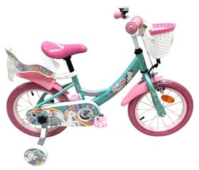 Volare - Children's Bicycle 14 - Unicorn Green (61476)