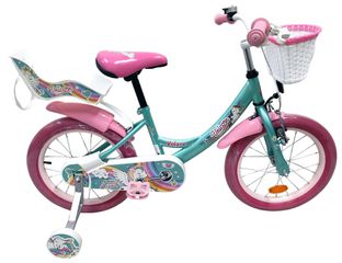 Volare - Children's Bicycle 16 - Unicorn Green (61681) / Toys
