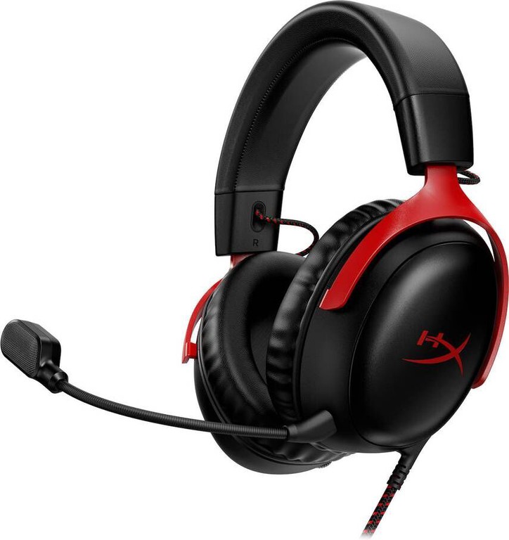 HyperX - Cloud III Wired Black/Red / Electronics
