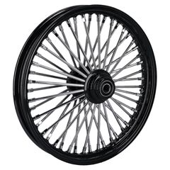 [cargr_clean_title(MCS MCS radial 48 fat spoke front wheel 2.15 x 19 SF black)]