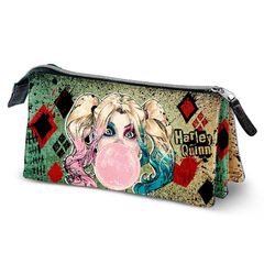 DC Comics Harley Quinn Mad Love triple pencil case