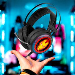 Marvel Iron Man Gaming headphones-thumb-1