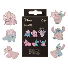 Loungefly Disney Stitch & Angel Mystery Blind Box Enamel Pin assorted
