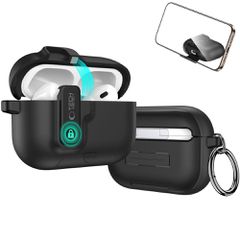Tech-Protect Slim Hook Case for AirPods Pro 3 - Black-thumb-3