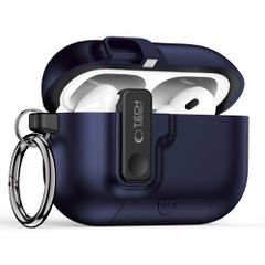 Tech-Protect Slim Hook Case for AirPods Pro 3 - Navy Blue-thumb-1