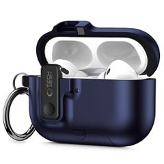 Tech-Protect Slim Hook Case for AirPods Pro 3 - Navy Blue