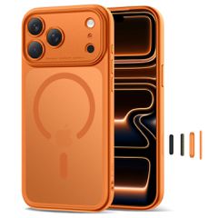 Tech-Protect Magpeak MagSafe CC Case for iPhone 17 Pro - Orange-thumb-1