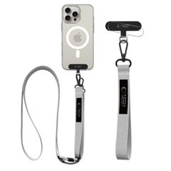 Tech-Protect C6S Long Lanyard for Phone - Gray-thumb-1