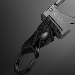 Tech-Protect Slidelock Keychain - Black and Gray-thumb-4