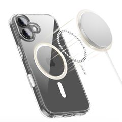 Tech-Protect Flexair Hybrid CC MagSafe Case for iPhone 17 - Clear-thumb-2