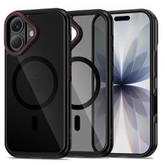 Tech-Protect MagHybrid MagSafe Case for iPhone 17 - Black and Red