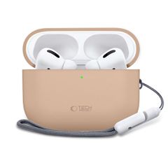 Tech-Protect Silicone Case for AirPods Pro 3 - Beige-thumb-1