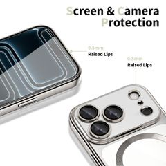 Tech-Protect MagFlex MagSafe case for iPhone 17 Pro - transparent silver-thumb-2