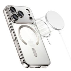 Tech-Protect MagFlex MagSafe case for iPhone 17 Pro - transparent silver-thumb-1