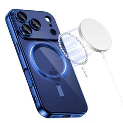 Tech-Protect MagFlex MagSafe Case for iPhone 17 Pro - Clear Navy Blue-thumb-2