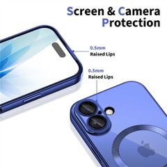Tech-Protect MagFlex MagSafe Case for iPhone 17 - Clear Navy Blue-thumb-2