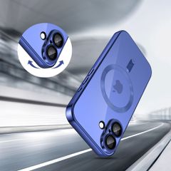 Tech-Protect MagFlex MagSafe Case for iPhone 17 - Clear Navy Blue-thumb-3