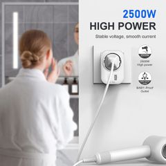 Tech-Protect TA100 UK Adapter - White-thumb-3