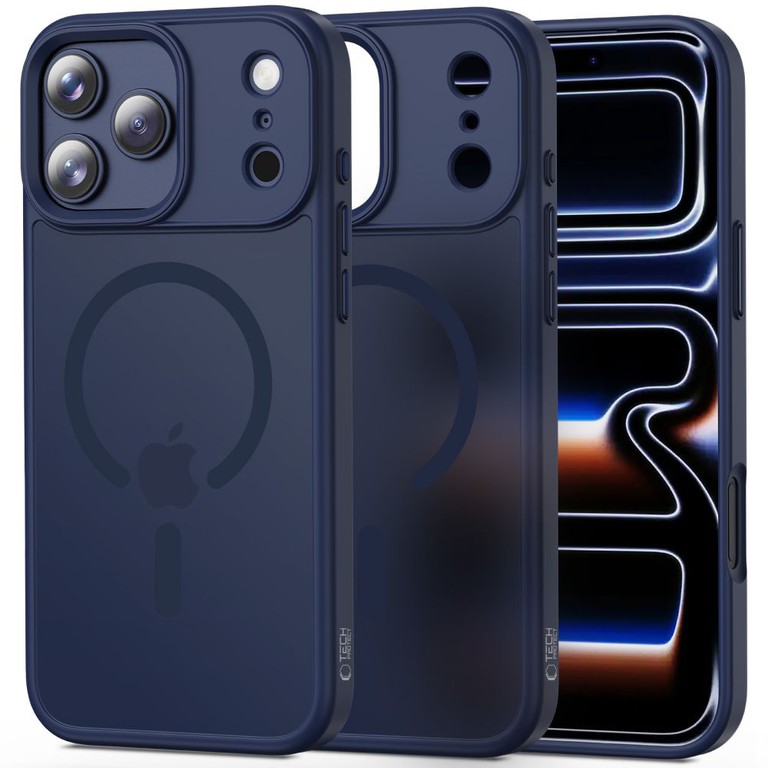 Tech-Protect MagMat MagSafe Case for iPhone 17 Pro - Navy Blue