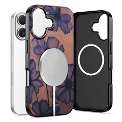 Tech-Protect Lamano MagSafe case for iPhone 17 - brown-purple-thumb-1