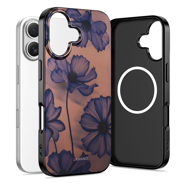 Tech-Protect Lamano MagSafe case for iPhone 17 - brown-purple